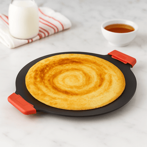 Multi-Cooktop Compatible Durable Cast Iron Dosa Tawa (30CM)