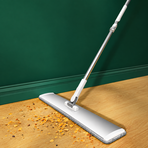 Adjustable Long-Handle Flat Floor Cleaning Mop