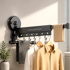 Telescopic Wall-Mounted Clothes Drying Rack