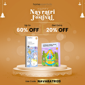 Childhood Infinite Dream Hand-Painted Book + Free Painting Book {NAVARATRI SALE 20% OFF} - USE CODE 🏷️ "NAVARATRI20"