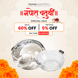 Double-Layered Crystal Drain Basket {Ganesh Chaturthi SALE 5% OFF} - USE CODE 🏷️ "GANESH"