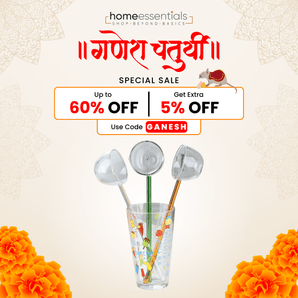 Elegant Glass Stirring Spoon {Ganesh Chaturthi SALE 5% OFF} - USE CODE 🏷️ "GANESH"