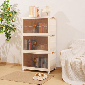 Foldable Double Door Storage Wardrobe Closet