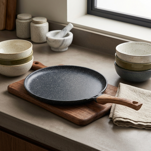 Multi-Purpose Marble Coated Frying Pan