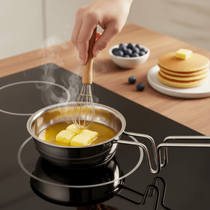 Stainless Steel Spice Tempering Pan with Handle – 12cm