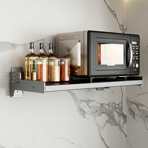 Drill-Free Microwave & Cooker Storage Shelf