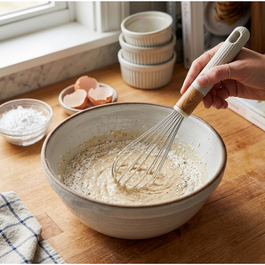 Handheld Egg Whisk Beater for Mixing Batter