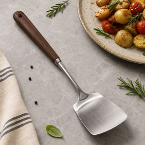 Stainless Steel Spatula with Wooden Handle