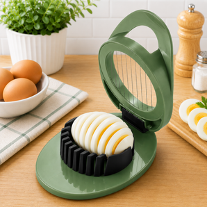 Compact Stainless Steel Wire Boiled Egg Slicer