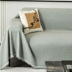 Elegance Chenille Sofa Cover : [EM-SC-04] (Light Green)