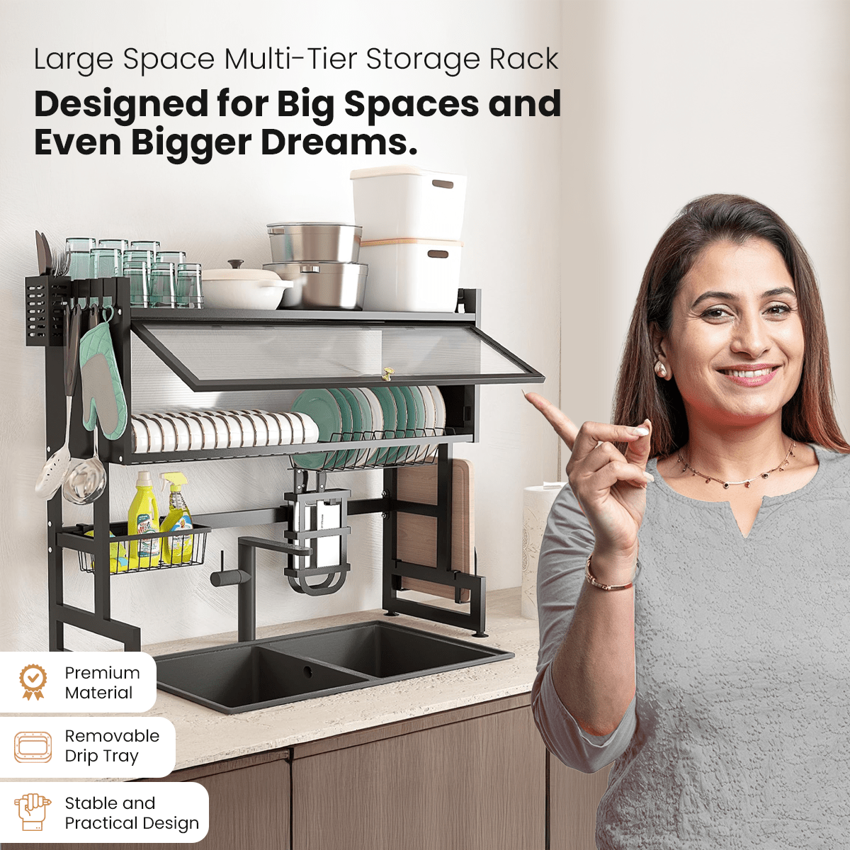 Buy Best Large Space Multi-tier Storage Rack Online