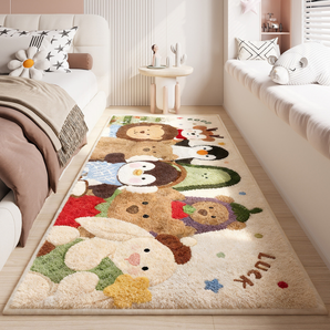 Soft Plush Cartoon Anti-Slip Floor Mat