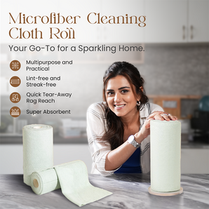 Microfiber Cleaning Cloth Roll