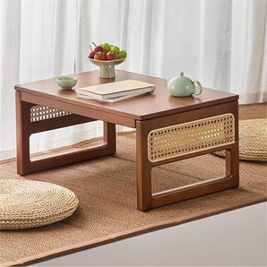 Minimalist Foldable Bamboo Coffee Table