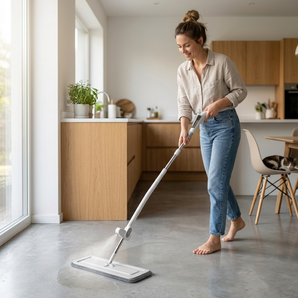 Household Hands-Free Microfiber Spray Mop