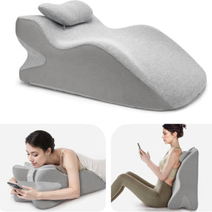 Multi-Position Memory Foam Ergonomic Face Down Pillow