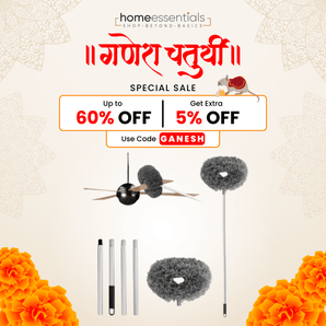 Multi-Purpose Extendable Ceiling Fan Duster {Ganesh Chaturthi SALE 5% OFF} - USE CODE 🏷️ "GANESH"