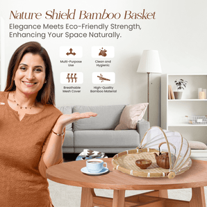 Nature Shield Bamboo Basket