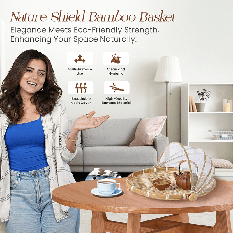 Bamboo Basket - Buy Nature Sheild Bamboo Basket Online