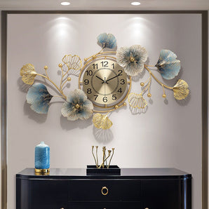 Luxury Decorative Wall Clock to Enhance Living Room Ambience