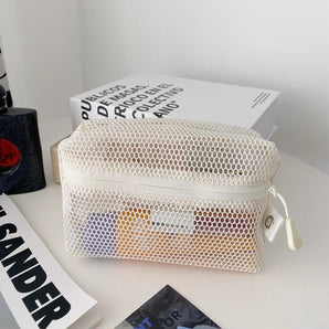 Multi-Purpose Portable Mesh Travel Organizer Pouch