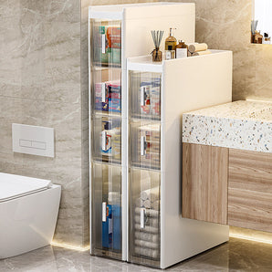 Multi-Tier Space Saving Plastic Storage Cabinet