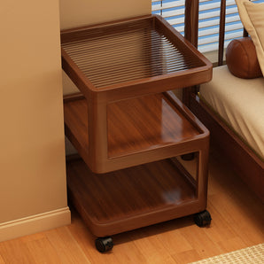 Modern Rolling Sofa & Bedside Table with Wheels