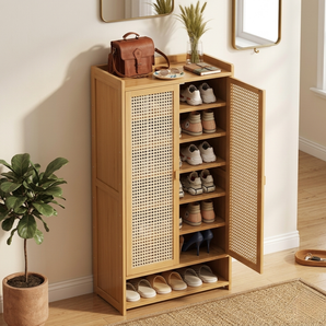 Modern Wooden Shoe Cabinet for Smart Space Organization