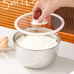 Premium Stainless Steel Storage Bowl with Lid