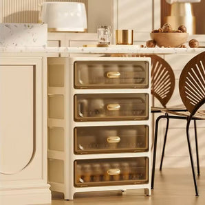 Multi-Purpose Vertical Drawer Rolling Organizer with Wheels