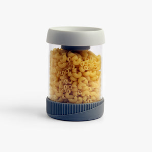 Premium Microwave Safe Borosilicate Glass Canister with Vacuum Lid(840ml)