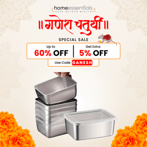 Stainless Steel Multi-Purpose Container Box {Ganesh Chaturthi SALE 5% OFF} - USE CODE 🏷️ "GANESH"