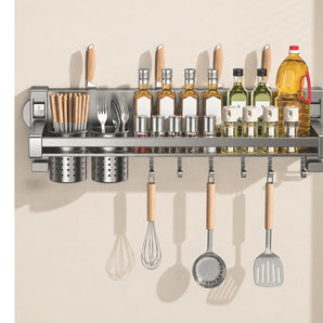 Modern Stainless Steel Kitchen Wall Shelf (60cm)