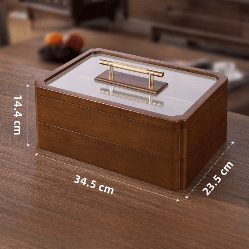 Wood Dried Fruit Box With Lid