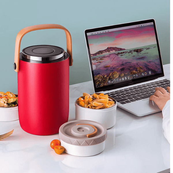 2.2L Vacuum Stainless Steel  Lunch Box