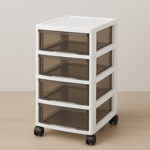 Multipurpose Multi-Layer Under Desk Storage Organizer with Lockable Wheels