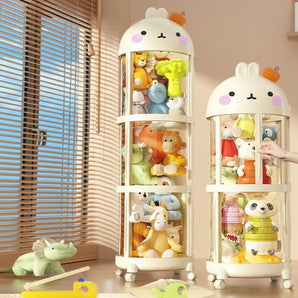 Multi-Layer Kids Display Toy Storage Organiser with Wheels