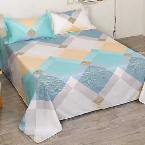 Modern Soft Touch Geometric Pattern Bed Sheet