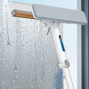 All-in-One Glass Cleaning Mop with Spray & Scraper