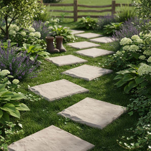 Outdoor Garden Stepping Stones – Anti-Slip Path Mats