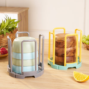 Flexi Stack Retractable Bowl Organizer