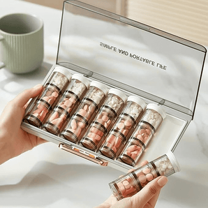 Multi-purpose Mini Container With Adjustable Dividers