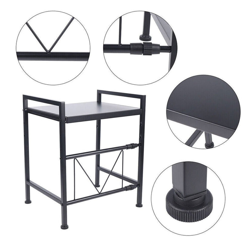 Kitchen Adjustable Standing Shelving Rack