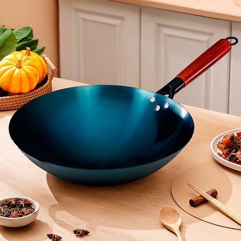 Heavy Duty Non-Stick Pan With Wood Handle