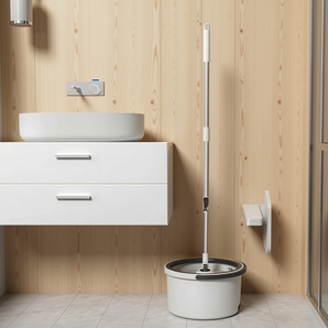 Adjustable Spin Mop Bucket Set